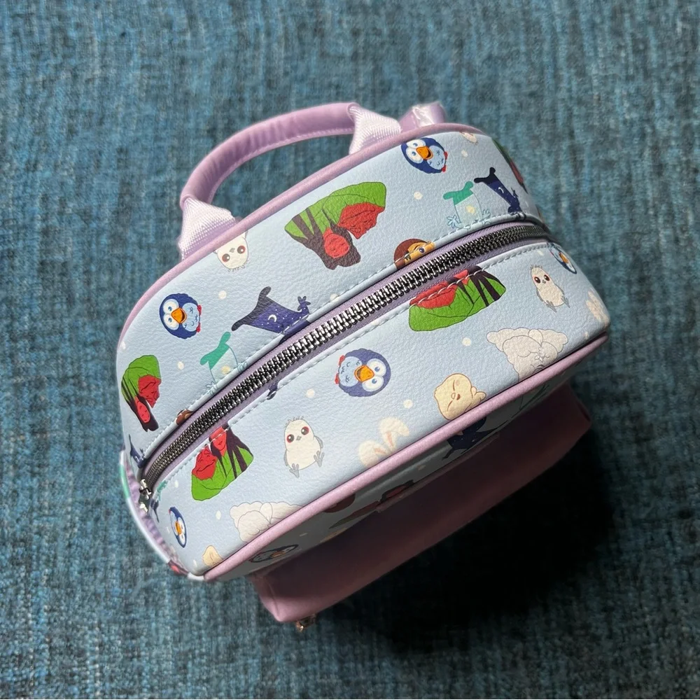 Disney Pixar Shorts Characters Allover Print Mini Backpack Vegan Leather NWOT